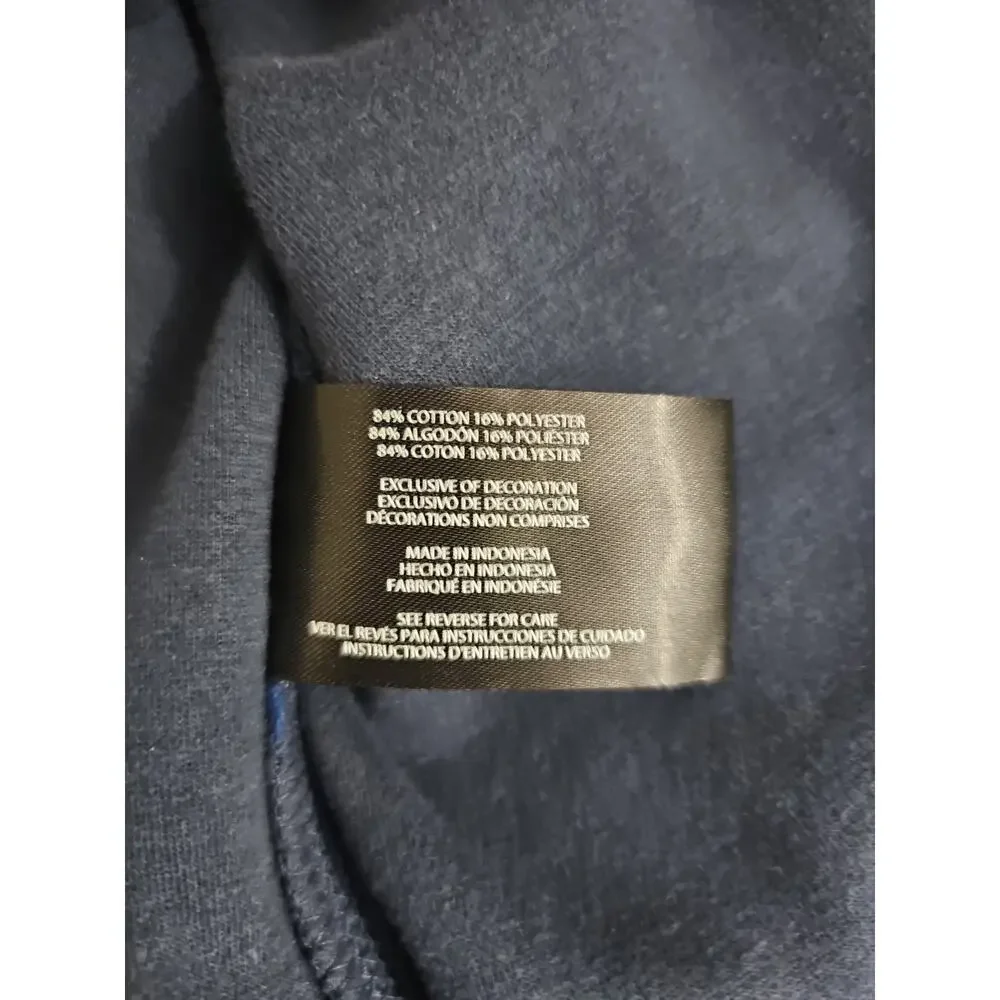 Banana Republic ~Men's Size L~ Blue Cotton Blend 1/4 Zip Pullover NWT.